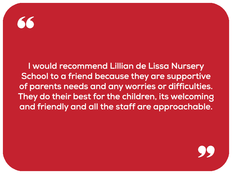 Lillian de Lissa Nursery School Testimonial